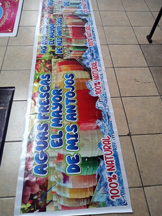 Lona de gran formato impresa en Culiacán