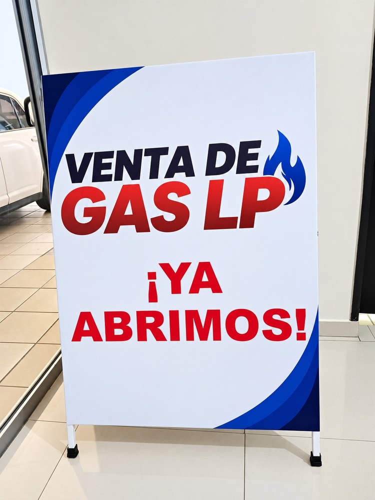 Caballete publicitario: Letreros para comercios en Culiacán